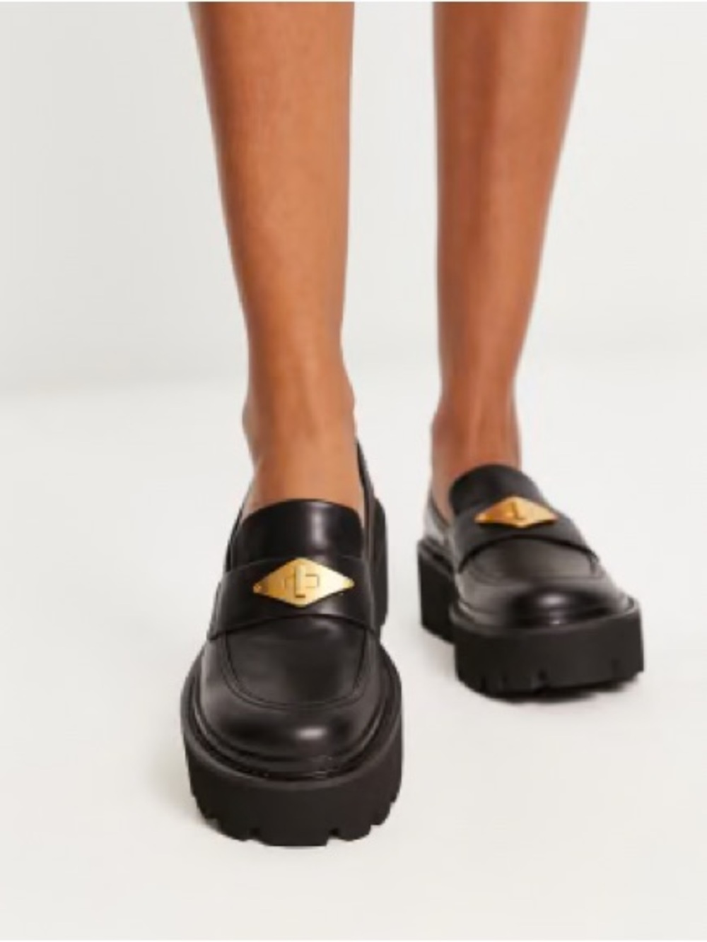 Charles & Keith Loafers with Gold Hardware EU 37